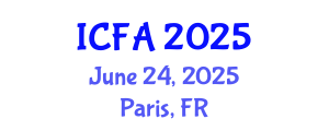 International Conference on Fisheries and Aquaculture (ICFA) June 24, 2025 - Paris, France