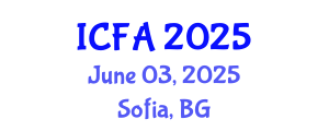 International Conference on Fisheries and Aquaculture (ICFA) June 03, 2025 - Sofia, Bulgaria