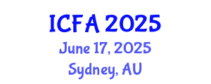 International Conference on Fisheries and Aquaculture (ICFA) June 17, 2025 - Sydney, Australia