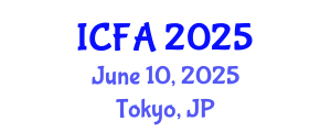 International Conference on Fisheries and Aquaculture (ICFA) June 10, 2025 - Tokyo, Japan