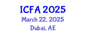 International Conference on Fisheries and Aquaculture (ICFA) March 22, 2025 - Dubai, United Arab Emirates