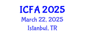 International Conference on Fisheries and Aquaculture (ICFA) March 22, 2025 - Istanbul, Turkey