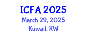 International Conference on Fisheries and Aquaculture (ICFA) March 29, 2025 - Kuwait, Kuwait