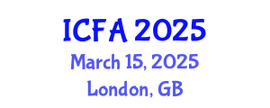 International Conference on Fisheries and Aquaculture (ICFA) March 15, 2025 - London, United Kingdom