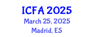 International Conference on Fisheries and Aquaculture (ICFA) March 25, 2025 - Madrid, Spain