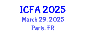International Conference on Fisheries and Aquaculture (ICFA) March 29, 2025 - Paris, France