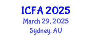 International Conference on Fisheries and Aquaculture (ICFA) March 29, 2025 - Sydney, Australia