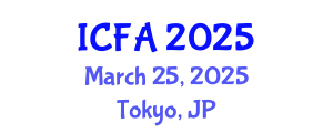 International Conference on Fisheries and Aquaculture (ICFA) March 25, 2025 - Tokyo, Japan