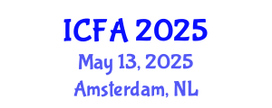 International Conference on Fisheries and Aquaculture (ICFA) May 13, 2025 - Amsterdam, Netherlands