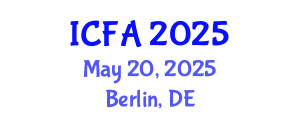 International Conference on Fisheries and Aquaculture (ICFA) May 20, 2025 - Berlin, Germany