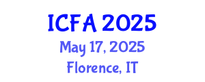 International Conference on Fisheries and Aquaculture (ICFA) May 17, 2025 - Florence, Italy