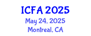International Conference on Fisheries and Aquaculture (ICFA) May 24, 2025 - Montreal, Canada