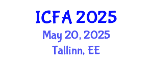 International Conference on Fisheries and Aquaculture (ICFA) May 20, 2025 - Tallinn, Estonia