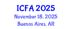 International Conference on Fisheries and Aquaculture (ICFA) November 18, 2025 - Buenos Aires, Argentina