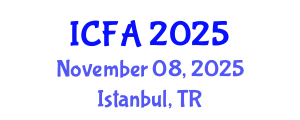 International Conference on Fisheries and Aquaculture (ICFA) November 08, 2025 - Istanbul, Turkey