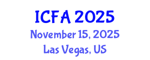 International Conference on Fisheries and Aquaculture (ICFA) November 15, 2025 - Las Vegas, United States