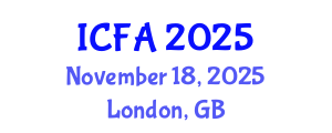International Conference on Fisheries and Aquaculture (ICFA) November 18, 2025 - London, United Kingdom