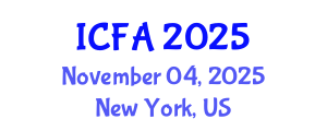 International Conference on Fisheries and Aquaculture (ICFA) November 04, 2025 - New York, United States