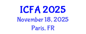 International Conference on Fisheries and Aquaculture (ICFA) November 18, 2025 - Paris, France
