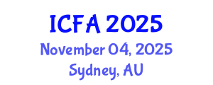 International Conference on Fisheries and Aquaculture (ICFA) November 04, 2025 - Sydney, Australia