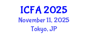 International Conference on Fisheries and Aquaculture (ICFA) November 11, 2025 - Tokyo, Japan