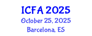 International Conference on Fisheries and Aquaculture (ICFA) October 25, 2025 - Barcelona, Spain