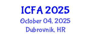 International Conference on Fisheries and Aquaculture (ICFA) October 04, 2025 - Dubrovnik, Croatia