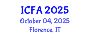 International Conference on Fisheries and Aquaculture (ICFA) October 04, 2025 - Florence, Italy