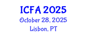 International Conference on Fisheries and Aquaculture (ICFA) October 28, 2025 - Lisbon, Portugal