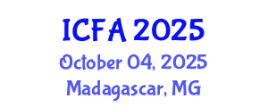International Conference on Fisheries and Aquaculture (ICFA) October 04, 2025 - Madagascar, Madagascar