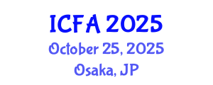 International Conference on Fisheries and Aquaculture (ICFA) October 25, 2025 - Osaka, Japan