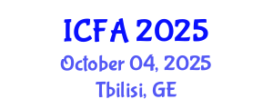 International Conference on Fisheries and Aquaculture (ICFA) October 04, 2025 - Tbilisi, Georgia