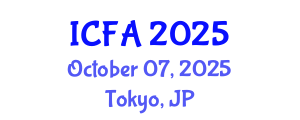 International Conference on Fisheries and Aquaculture (ICFA) October 07, 2025 - Tokyo, Japan