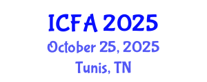 International Conference on Fisheries and Aquaculture (ICFA) October 25, 2025 - Tunis, Tunisia