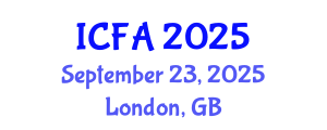 International Conference on Fisheries and Aquaculture (ICFA) September 23, 2025 - London, United Kingdom