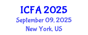International Conference on Fisheries and Aquaculture (ICFA) September 09, 2025 - New York, United States