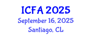 International Conference on Fisheries and Aquaculture (ICFA) September 16, 2025 - Santiago, Chile