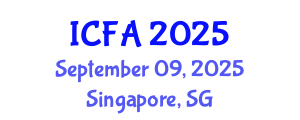 International Conference on Fisheries and Aquaculture (ICFA) September 09, 2025 - Singapore, Singapore
