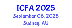 International Conference on Fisheries and Aquaculture (ICFA) September 06, 2025 - Sydney, Australia