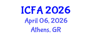 International Conference on Fisheries and Aquaculture (ICFA) April 06, 2026 - Athens, Greece International Conference on Fisheries and Aquaculture (ICFA) April 06, 2026 - Athens, Greece