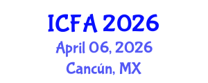 International Conference on Fisheries and Aquaculture (ICFA) April 06, 2026 - Cancún, Mexico International Conference on Fisheries and Aquaculture (ICFA) April 06, 2026 - Cancún, Mexico