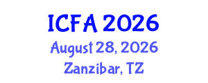 International Conference on Fisheries and Aquaculture (ICFA) August 28, 2026 - Zanzibar, Tanzania International Conference on Fisheries and Aquaculture (ICFA) August 28, 2026 - Zanzibar, Tanzania