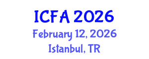 International Conference on Fisheries and Aquaculture (ICFA) February 12, 2026 - Istanbul, Turkey International Conference on Fisheries and Aquaculture (ICFA) February 12, 2026 - Istanbul, Turkey