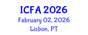 International Conference on Fisheries and Aquaculture (ICFA) February 02, 2026 - Lisbon, Portugal