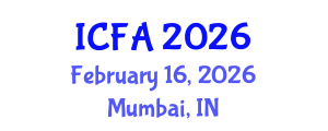International Conference on Fisheries and Aquaculture (ICFA) February 16, 2026 - Mumbai, India International Conference on Fisheries and Aquaculture (ICFA) February 16, 2026 - Mumbai, India