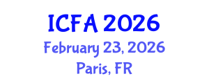 International Conference on Fisheries and Aquaculture (ICFA) February 23, 2026 - Paris, France International Conference on Fisheries and Aquaculture (ICFA) February 23, 2026 - Paris, France