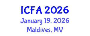 International Conference on Fisheries and Aquaculture (ICFA) January 19, 2026 - Maldives, Maldives