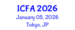 International Conference on Fisheries and Aquaculture (ICFA) January 05, 2026 - Tokyo, Japan International Conference on Fisheries and Aquaculture (ICFA) January 05, 2026 - Tokyo, Japan