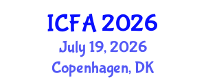 International Conference on Fisheries and Aquaculture (ICFA) July 19, 2026 - Copenhagen, Denmark International Conference on Fisheries and Aquaculture (ICFA) July 19, 2026 - Copenhagen, Denmark