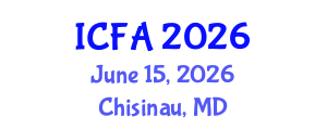 International Conference on Fisheries and Aquaculture (ICFA) June 15, 2026 - Chisinau, Republic of Moldova International Conference on Fisheries and Aquaculture (ICFA) June 15, 2026 - Chisinau, Republic of Moldova